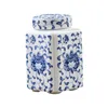 Vasos Porcelana Templo Jar Flor Vaso Display Organizador Versátil Cerâmica Gengibre para Casa Mesa de Casamento Decoração de Quarto