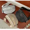 Women Fanny Pack Diamond Waist Belt Bag Luxury Designer Shoulder Bags For Fashion Handbag Chain Chest Crossbody 240103