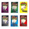 Whosale 6 typów Dank Mylar Bag 500 mg Opakowanie Zamębione opakowania z zamek błyskawiczne torby PGISV