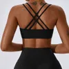 Lu Align Lu Yoga Vest Sport Top Cross Women Women Sports Bh Strap Sport Bra Gym Crop Top Brassiere Fitness Top Push Up Sport Bh Bh Bra Bras Bras LL Lemon