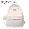 Buylor mochilas femininas para laptop, bolsas de ombro para estudantes universitários, zíper duplo, mochila escolar para meninas adolescentes, mochilas escolares fofas 240103