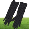 Chic Letter Brodery Lace Gloves Sunscreen Drive Mantens Women Long Mesh Glove With Present Box2257792