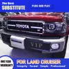 DRL DAYTIME Running Light Dynamic Streamer Turn Signal för Toyota Land Cruiser LC71 LC72 LC70 LC79 LC73 LC74 LED -strålkastarenhet