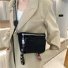 Kadınlar Moda Perçin Bel Paketi İçin Kırış Seyahat Crossbody Omuz Çantaları Leisure Lüks Tasarımcı Çanta Femael 240103