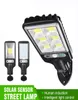 Super Bright Outdoor Solar Light COB Street Light Wall Lamp with Human Body Induction Waterproof Material for Garden Terrace etc2919183