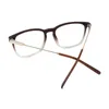 サングラスフレームプレーンガラス眼鏡アセテートミックス材料豪華なフレームカスタマイズ処方