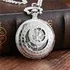 Dr Who mechanical Pocket Watch Fob Chain Sliver The United Kingdom Clock Hollow Engrave Handwind Mens Watches for Women Men 240122