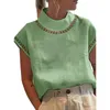 Женские блузки, модная повседневная блузка с воротником-стойкой, дышащая простая однотонная футболка