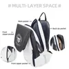 Pliable Tennis Paddle Sac à dos Squash Badminton Raquette Sac Padel Racquetball Transportant Sac À Main Homme Grande Capacité Sacs De Sport 240104