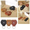 Storage Bags Guitar Leather Pick Holder Keychain Case For Music Enthusiasts