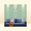 Wall Clocks Arabic Numbers Diy Giant Wall Clock Arabic Numbers Acrylic Mirror Effect Stickers Frameless Large Silent Wall Watch Ho3500514