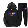 TRACJSUT TRAPSTAR BRAND DREPIDED SPORTSWEAR TAMINY 16 Kolory ciepłe dwa kawałki Ustaw luźne bluzy bluzy bluzy joggingowe tanie hurtowe