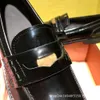 Дизайнерские кроссовки Miumius Loafers Gold Coin Lefu Shoes для женщин Толстая британская маленькая кожаная обувь с шаг толстые каблуки.