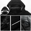 8 zones hommes hiver chaud USB vestes chauffantes manteaux de travail thermiques chasse vêtements d'extérieur veste chauffante lavable vers le bas veste de randonnée 240104