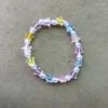 Bedelarmbanden Kleurrijke Acryl Ster Kralen Voor Vrouwen Zoete Armband Pentagrammen Cool Girl Temperament Mode-sieraden Cadeau