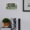 Table Clocks Large Display Digital Wall Clock With Indoor Temperature And Humidity Desk Calendar Alarm For Home Office