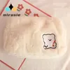 MIROSIE Plush Kawaii Makeup Bag Cute Cosmetic Fluffy Organizers Travel Toiletry Cute Plush Rabbit Makeup Pouch 240103