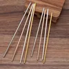 Jewelry 50 Pcs 125mm*3mm Vintage Metal Hair Stick Base Setting 4 Colors Plated Hairpins Diy Accessories for Jewelry Making