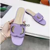 Sandali firmati Luxury G-Slipper pantofola scivolo Donna Scarpe ritagliate ad incastro Lady Infradito Slip On Beach Slide Piatto Casual Walking Calzature scontate EU35-42