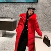 Piumino da donna Autunno Inverno Giacche da donna Piumino trapuntato Parka Caldo di alta qualità Con lacci con borsa Cappotto oversize Femme