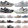 Chaussures de course de créateurs Gel Kahana8 Low Top Retro Athletic Hommes Femmes Baskets Sports de plein air Baskets Obsidian Gris Crème Blanc Noir Ivy Outdoor Trail 36-45 Y6