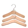 Hangers 5 Pcs/lot 29.5cm High-grade Beech Wood Baby Solid Clothes Hanger For Children Household Kid Suits Drying Rack