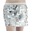 Casual jurken Glitter mini-jurk Body Dance Bottom Denim rok Leren rokken voor dames Spray met leggings