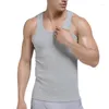 Yoga-Outfit, Sommermode, einfache Herrenweste, reine Baumwolle, Sport-Bodybuilding-Basis