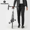 Rockbros Winter Cycling Pants WindProof Thick Fleece Bicycle Pants Men Men Outdoor Campingサーマルウォームパンツスキーズボンスウェットパント240104