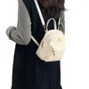 Skolväskor bärbara och mode framåt mini ryggsäck ryggsäck lämplig för dem som uppskattar minimalistisk