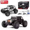 16103 Fast RC 50kmh 116 Off Road 4WD LEDヘッドライト24G防水リモートコントロールモンスタートラック大人と子供向け240103