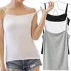 Camisoles & Tanks Women Summer Girl Sexy Strap Cotton Sleeveless Thin Camisole Vest Solid Top All-match Base Tops Female Undies