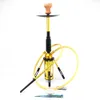 68.2CM narguilé fusée Shisha avec lumière LED diffuseur en métal fumer tuyau d'eau Stable verre Vase narguilé Sheesha narguilés ensemble 240104