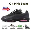 2024 Men Women 95 95s Running Shoes SneakerBoot Mid Shoe Triple Black White C X Aegean Storm Sequoia Pink Sketch Beam Obsidian Neon Greedy Midnight Navy Sport Sneakers