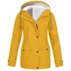 Fashion Ladies ciepły płaszcz wiatrówki wiatrakowy polar jesienna zima kobiety z kapturem kurtka na zewnątrz ubrania piesze w rozmiarze 240104