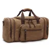 Sac de voyage en toile pour hommes, sacs en cuir multifonctions, sac à bagages pour hommes, fourre-tout de grande capacité, sac de week-end utilitaire 240104