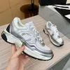 designer sneaker channellies schoenen reflecterende vrijetijdsschoenen Echt lederen sneakers party fluwelen kalfsleer gemengde vezel schoen van topkwaliteit