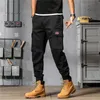 Lastbyxor Man Harem Tactical Military Cargo Pants For Men Techwear Högkvalitativ Hip Hop -arbetsarbete staplade Slacks 240103