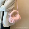 Mao Xiao Fang Bao Women's Trend Versatile One Shoulder Crossbody Plush Bag Rabbit Hair Handbag 240104