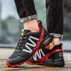 Men Outdoor Hiking Sneakers Climbing Trekking Lace Up Mountain Bike Shoes Flat Sport Cycling Breathable 240104