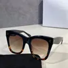 Cat Eye Square Solglasögon Shades 4004 Black Havanna Brown Gradient Women Sunnies Sun Glasses UV400 Eyewear With Box318R