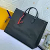Модельерская сумка-тоут большой емкости ONTHEGO женские сумки кошелек кожаный через плечо 5А высококачественная сумка через плечо для покупок женская модная сумка M44571