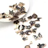 Charms 30pcs Mixed Cartoon Enamel Animal Shell Flower Butterfly For Jewelry Making Diy Pendant Neacklace Bracelet Accessaries