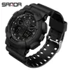 Sanda 2021 Digital Watch Men's Sport Watches for Men Taproofing Clock Outdoor montre la bracele