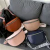 PU Leather Belt Bag Jacquard Weave Wide Strap Crossbody Chest Zip for Party Festival Sports Shoulder Bolso Fanny Pack 240103