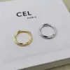 Nuovo fascia di design anelli a coppia sottile semplice minimalista in design coda alla moda twist bro bague coppia anello anello nuziale Anello con scatola