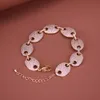 Bangle 3PCS, Oval Crystal Zircon Bracelets for Women Korean Fashion Gold Color Adjustable Zircon Chain on Hand Bangle Jewelry Friend