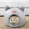 Deep Sleep Comfort in Winter Cat Bed Iittle Mat Basket Small Dog House Products Pets Tent Cozy Cave Nest Indoor Cama Gato 240103