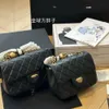 Chanells Channelbags Golden New Fatty Sheepskin Ball Charm Chain Single CC Shoulder Crossbody Bag Women Size Full Set Packaging