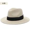 Hommes grande taille Fedora mâle été casquette de soleil adulte Panama chapeau chapeaux de paille 5557 cm 5860 cm 240103